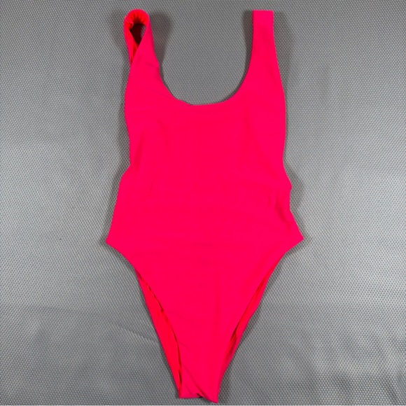 aerie Other - Aerie Hot Pink Scoop Cheeky One piece swimsuit
